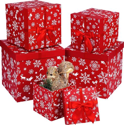 christmas nested gift boxes